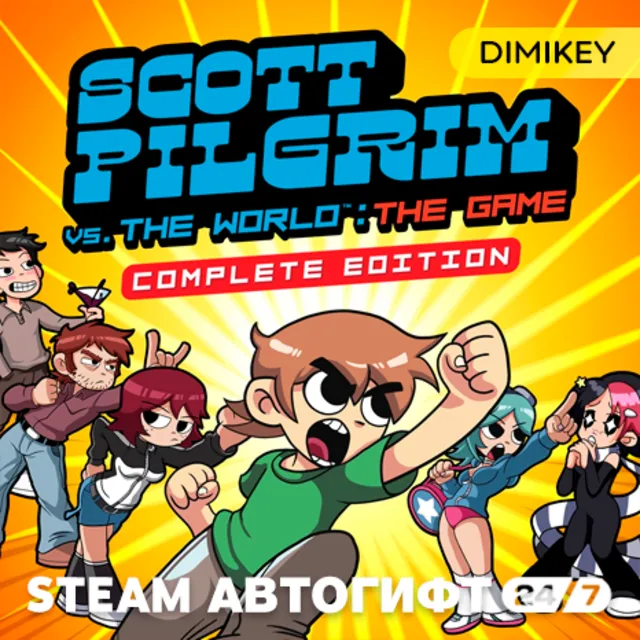 🟨 Scott Pilgrim vs. The World: The Game – Complete Edition Автогифт RU/KZ/CIS