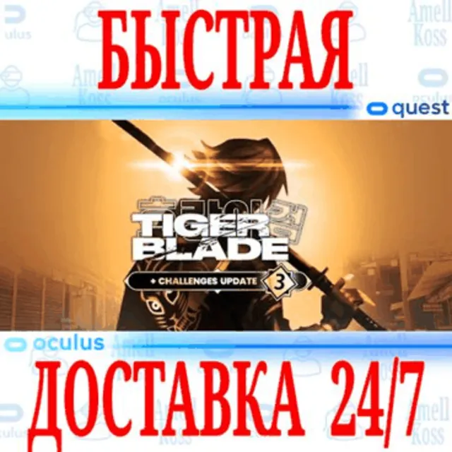 ✅Tiger Blade VR 🔵OCULUS QUEST ⚡АВТОВЫДАЧА 24/7⚡ + 🎁