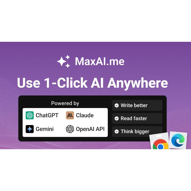 MaxAI AI PRO ПОДПИСКА - 1 МЕСЯЦ