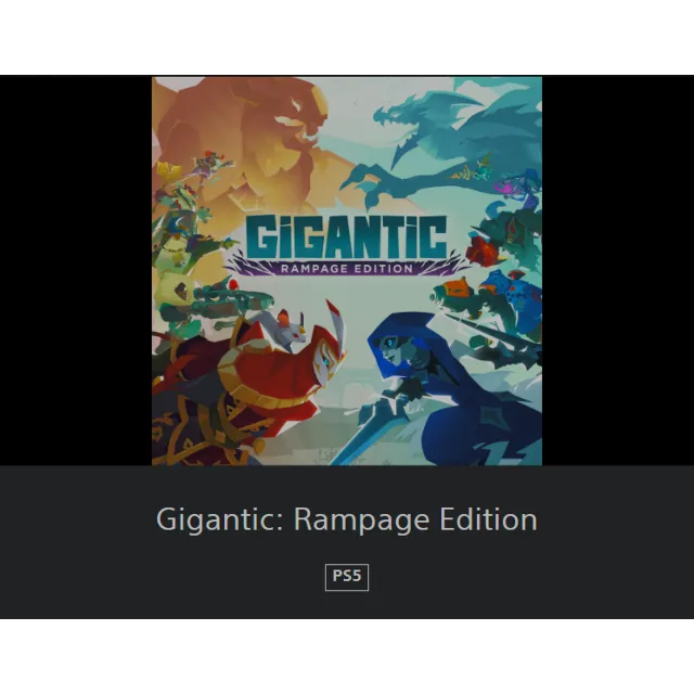 💥Gigantic: Rampage Edition 🔵 PS4 / PS5 🔴ТR🔴