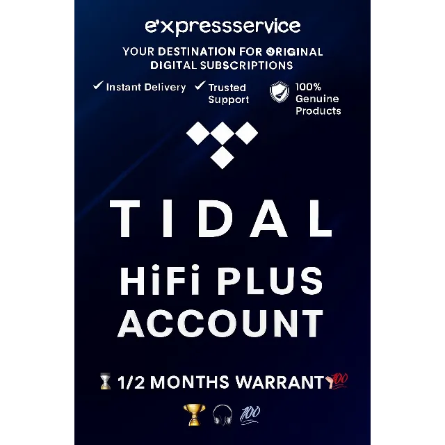 🎉TIDAL HiFi PLUS СЧЕТ ★ ⏳ 1/2МЕСЯЦА ★ГАРАНТИЯ🏆🎧 💯