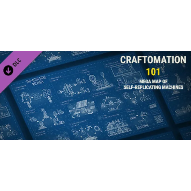 Craftomation 101 Mega Map of Self-Replicating Machines АВТОДОСТАВКА STEAM GLOBAL МГНО