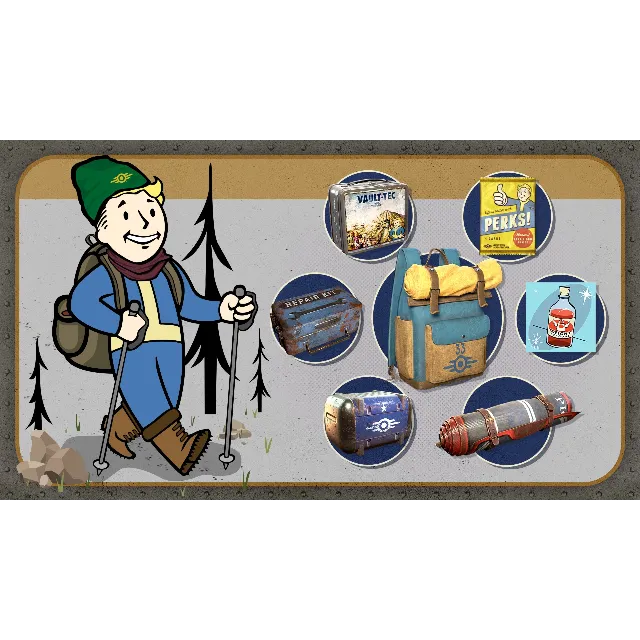 🔑 FALLOUT 76  НАБОР ВЫЖИВАНИЯ VOLT 33 PC WINDOWS STORE