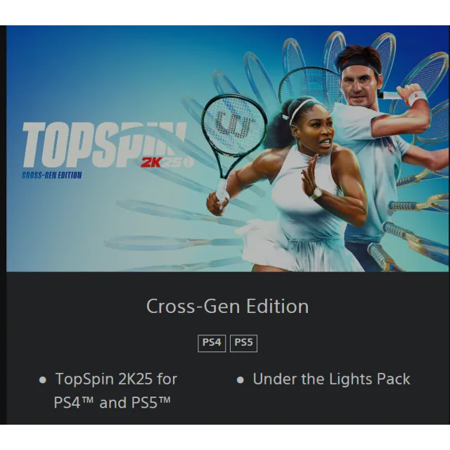 💥TopSpin 2K25 🔵 PS4/PS5 🔴ТУРЦИЯ🔴