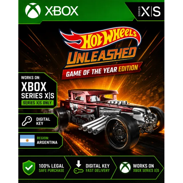 🔥🎮HOT WHEELS UNLEASHED GOTY XBOX SERIES X|S KEY🎮🔥