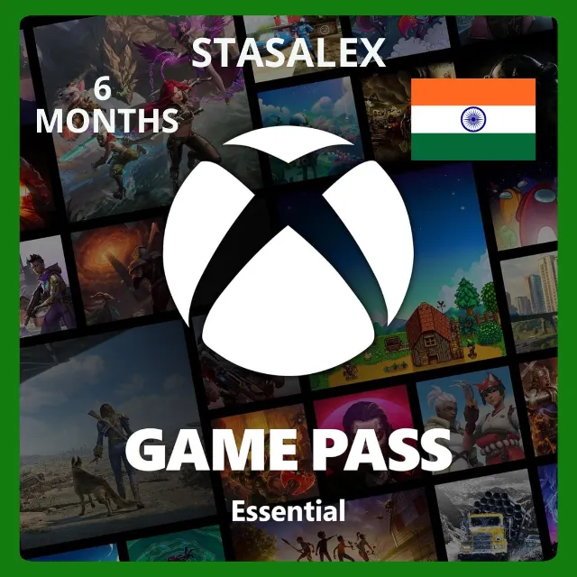 XBOX GAME PASS ESSENTIAL 6 МЕСЯЦЕВ 🔑 КЛЮЧ (ИНДИЯ) 🇮🇳