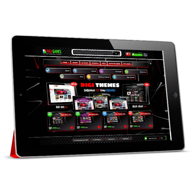 DIGI GAMES CSS-Тема для каталога магазина Digiseller