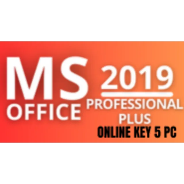 Microsoft Office 2019 Pro Plus 5 PC Online CD KEY