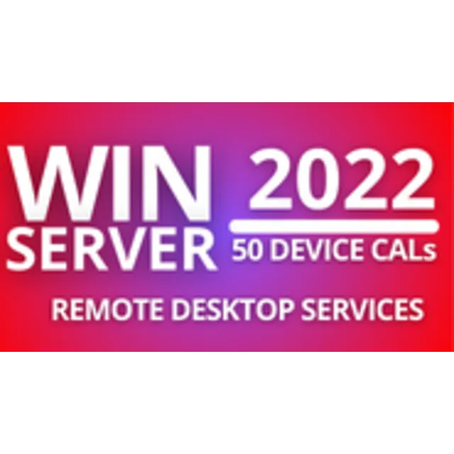 RDS CALs for Windows Server 2022 [50 Devices] CD KEY