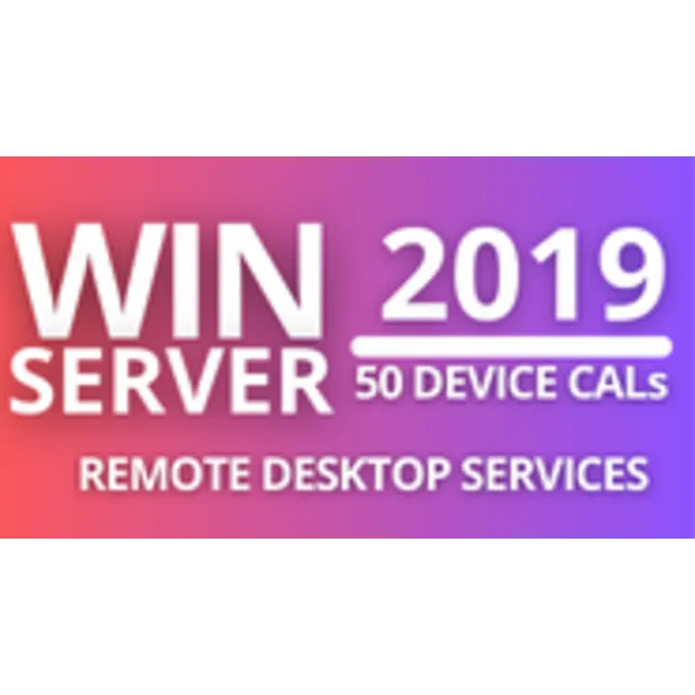 RDS CALs for Windows Server 2019 [50 Devices] CD KEY