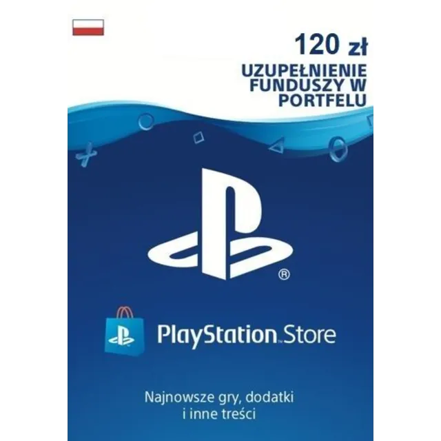 Карта PlayStation PSN 120 PLN Злотых💰Ключ💳Польша💰