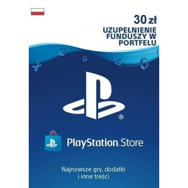 Карта PlayStation PSN 30 PLN Злотых💰Ключ💳Польша💰