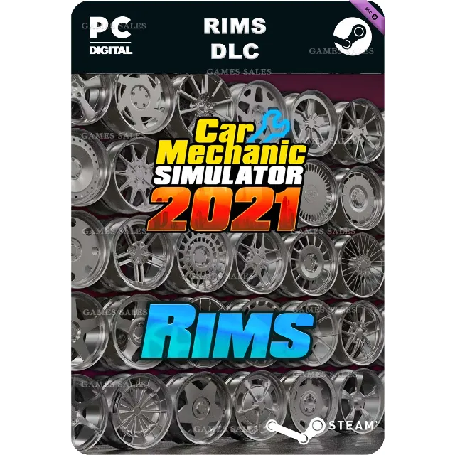 ✅💙CAR MECHANIC SIMULATOR 2021 - RIMS DLC💙STEAM GIFT🤖