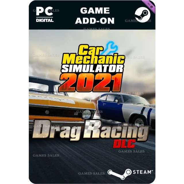 ✅💙CAR MECHANIC SIMULATOR 2021 - DRAG RACING DLC💙STEAM