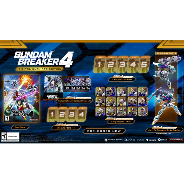 GUNDAM BREAKER 4 Ultimate Edition STEAM GIFT Россия\МИР