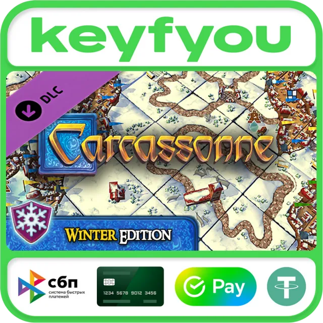 Carcassonne - Winter and Gingerbread Man / STEAM DLC КЛЮЧ 🔥