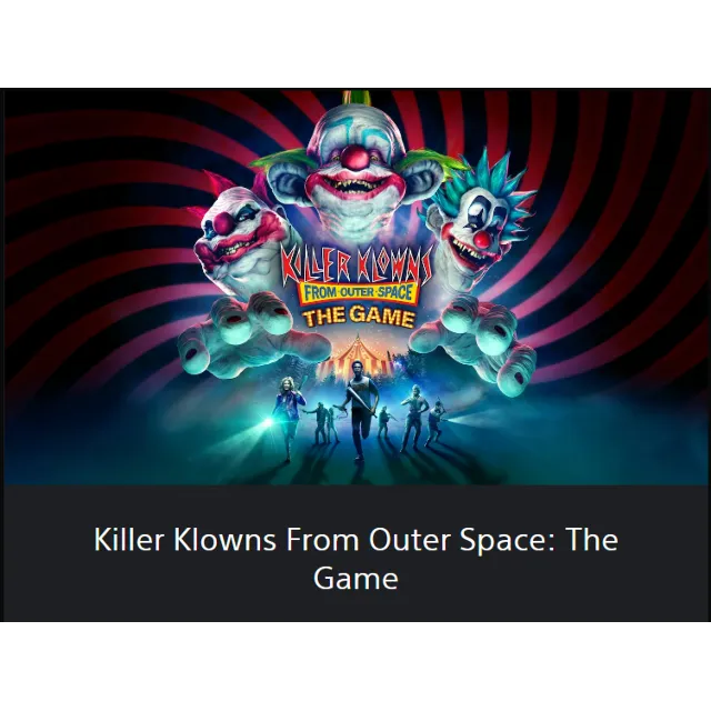 💥Killer Klowns From Outer Space: The Game 🔵PS5 🔴TR🔴