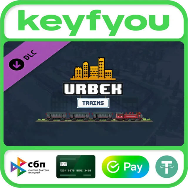 Urbek City Builder - Trains / STEAM DLC КЛЮЧ 🔥