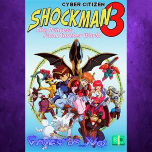 ☀️Cyber Citizen Shockman 3 The princess from another world XBOX