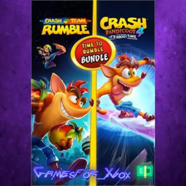 ☀️Crash Bandicoot - Time to Rumble Bundle XBOX