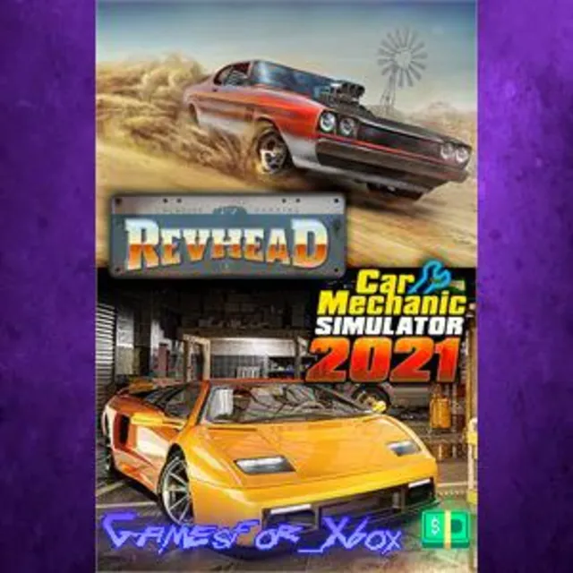 ☀️Car Mechanic Simulator 2021 &amp; Revhead XBOX