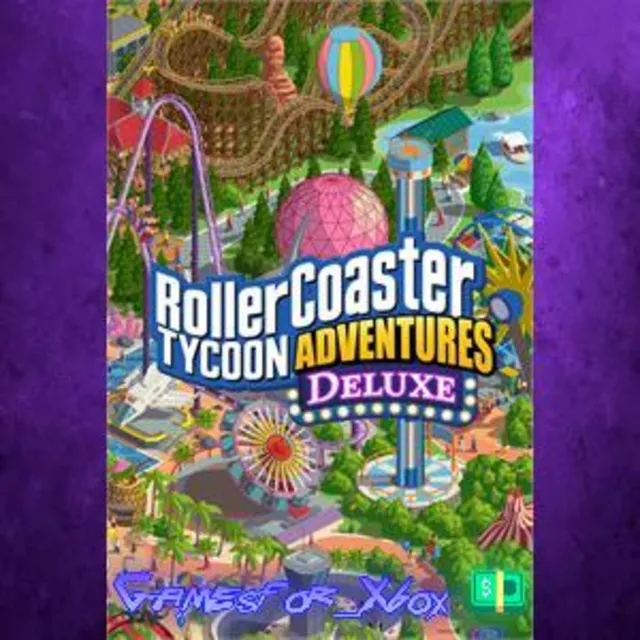 ☀️RollerCoaster Tycoon Adventures Deluxe XBOX