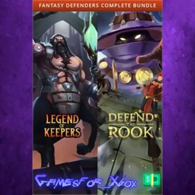 ☀️Fantasy Defenders Complete Bundle Defend the Rook &amp; Legend of Keepers XBOX