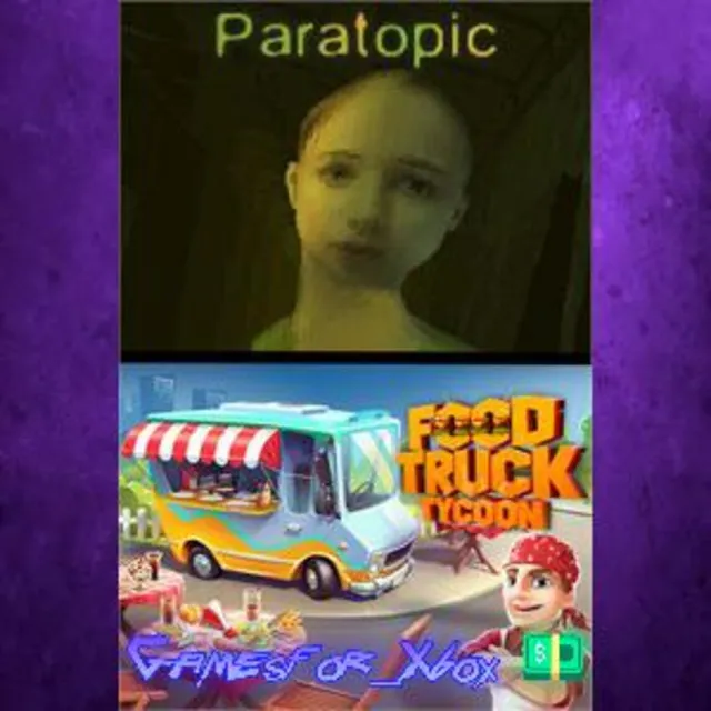 ☀️Paratopic + Food Truck Tycoon XBOX