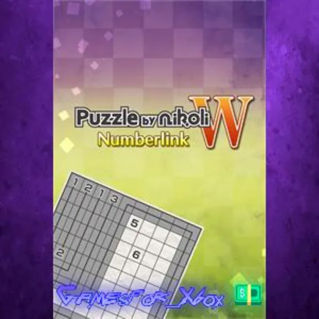 ☀️Puzzle by Nikoli W Numberlink XBOX