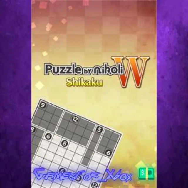 ☀️Puzzle by Nikoli W Shikaku XBOX