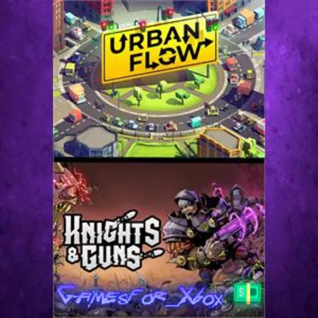 ☀️Couch Co-Op Urban Flow + Knights &amp; Guns XBOX