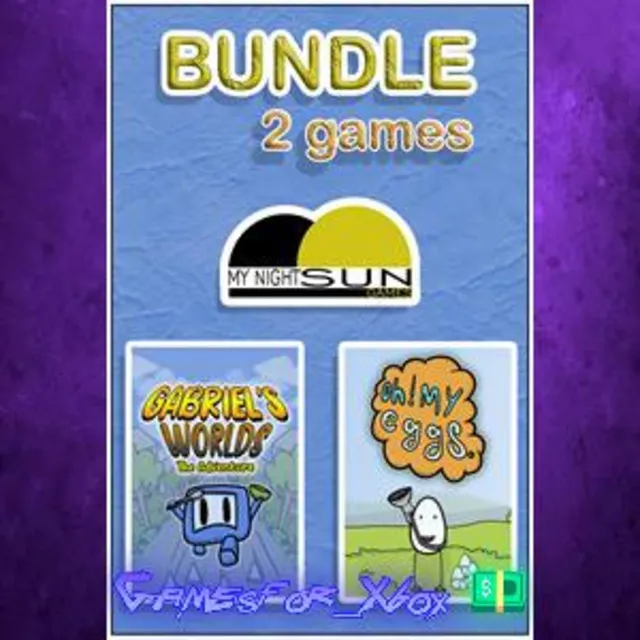 ☀️Bundle 2 Games My Night Sun Games XBOX