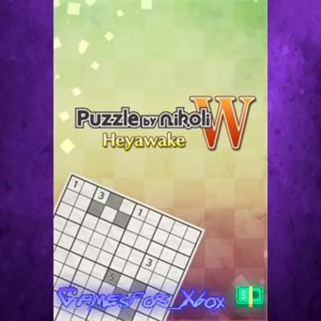 ☀️Puzzle by Nikoli W Heyawake XBOX