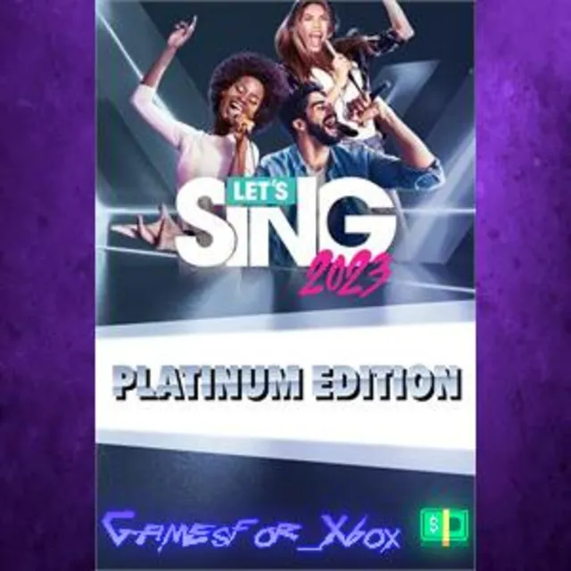☀️Let’s Sing 2023 Platinum Edition XBOX