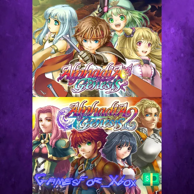 ☀️Alphadia Genesis 1 &amp; 2 XBOX