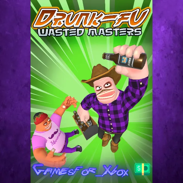 ☀️Drunk-Fu Wasted Masters XBOX