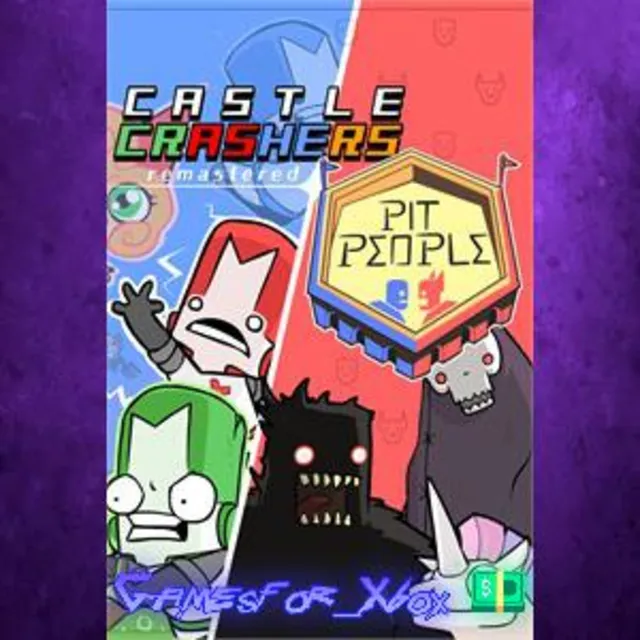 ☀️Castle Crashers &amp; Pit People Bundle XBOX