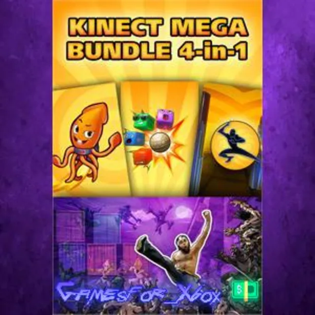 ☀️Kinect Mega Bundle 4 in 1 XBOX