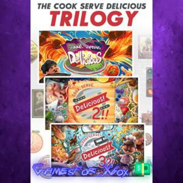 ☀️Cook, Serve, Delicious! Trilogy Bundle! XBOX
