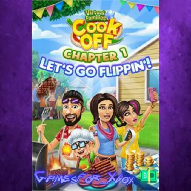☀️Virtual Families Cook Off Chapter 1 Let’s Go Flippin’ XBOX