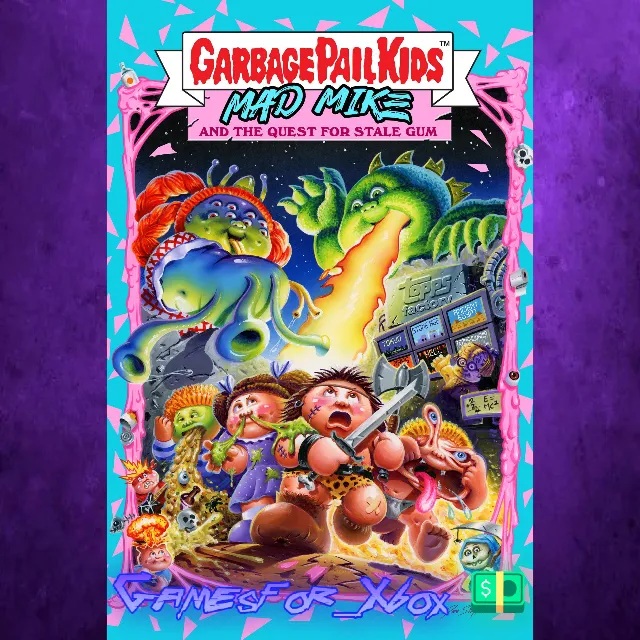 ☀️Garbage Pail Kids Mad Mike and the Quest for Stale Gum XBOX