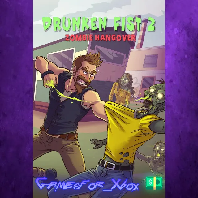 ☀️Drunken Fist 2 Zombie Hangover XBOX