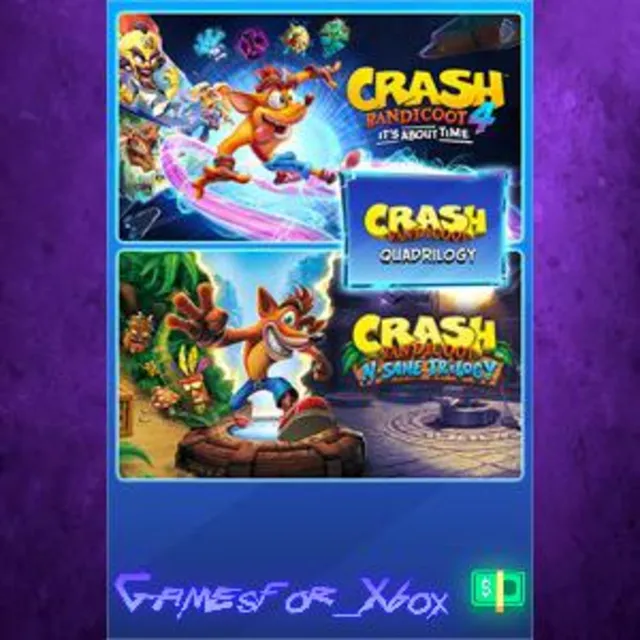 ☀️Crash Bandicoot - Quadrilogy Bundle XBOX