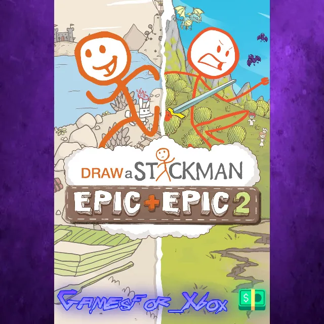 ☀️Draw a Stickman EPIC &amp; EPIC 2 Xbox XBOX