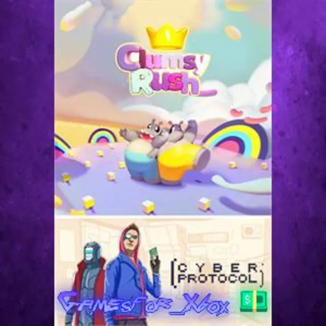 ☀️Clumsy Rush + Cyber Protocol XBOX