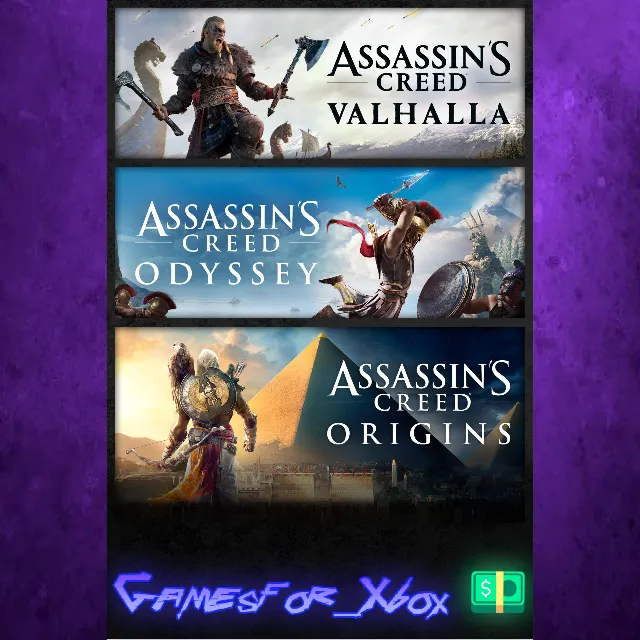 ☀️Assassin’s Creed Bundle Assassin’s Creed® Valhalla, Ass... XBOX