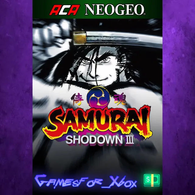 ☀️ACA NEOGEO SAMURAI SHODOWN III XBOX