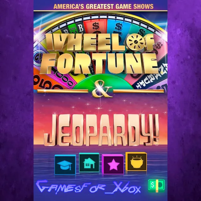 ☀️America’s Greatest Game Shows Wheel of Fortune &amp; Jeopar... XBOX