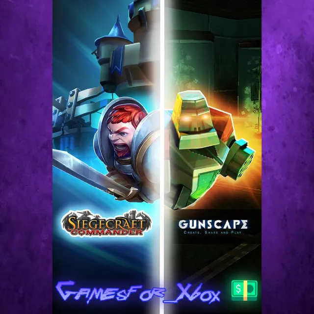 ☀️Blowfish Bundle #1 - Gunscape &amp; Siegecraft Commander XBOX