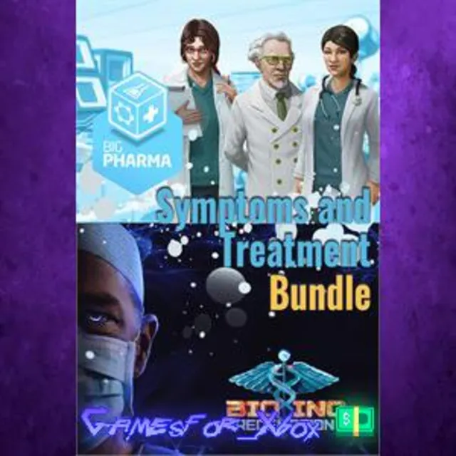 ☀️Big Pharma + Bio Inc. Redemption - Symptoms and Treatment Bundle XBOX